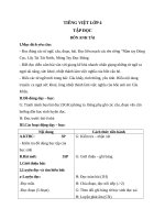 Giáo án Tiếng Việt 4 tuần 19 bài: Tập đọc  Bốn anh tài