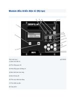 Module điều khiển điện tử MÁY PHÁT ĐIỆN CAT