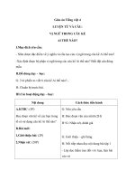 Giáo án Tiếng Việt 4 tuần 21 bài: Luyện từ và câu  Vị ngữ trong câu kể Ai thế nào?