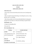 Giáo án Tiếng Việt 4 tuần 20 bài: Tập đọc  Trống Đồng Đông Sơn