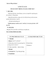 Giáo án Tiếng Việt 4 tuần 21 bài: Luyện từ và câu  Vị ngữ trong câu kể Ai thế nào?