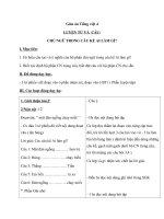 Giáo án Tiếng Việt 4 tuần 19 bài: Luyện từ và câu  Chủ ngữ trong câu kể Ai làm gì?