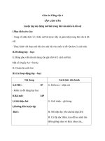 Giáo án Tiếng Việt 4 tuần 19 bài: Tập làm văn  Luyện tập xây dựng mở bài trong bài văn miêu tả đồ vật