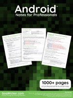 Android notes for professionals 