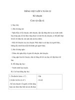 Giáo án Tiếng Việt 4 tuần 22 bài: Kể chuyện  Con vịt xấu xí