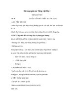 Giáo án Tiếng Việt 4 tuần 20 bài: Tập làm văn  Luyện tập giới thiệu địa phương