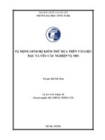 Tự động sinh bộ kiểm thử dựa trên tài liệu đặc tả yêu cầu nghiệp vụ SRS 