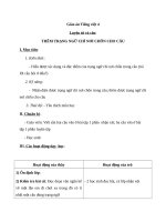 Giáo án Tiếng Việt 4 tuần 31 bài: Luyện từ và câu  Thêm trạng ngữ chỉ nơi chốn cho câu