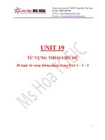 Unit 19   từ vựng theo chủ đề