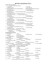 Grammar unit 6 tieng anh 11 thi diem