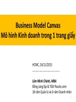 Business model canvas