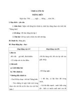Giáo án Tiếng Việt 4 tuần 26 bài: Chính tả  Nghe  Viết : Thắng biển. Phân biệt l, n; in, inh