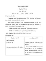 Giáo án Tiếng Việt 4 tuần 34 bài: Tập đọc  Ăn mầm đá