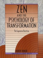Zen and the psychology of transformation   the supreme doctrine    hubert benoit 