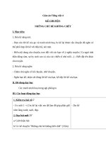 Giáo án Tiếng Việt 4 tuần 25 bài: Kể chuyện  Những chú bé không chết