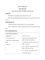 Giáo án Tiếng Việt 4 tuần 29 bài: Tập làm văn  Cấu tạo của bài văn miêu tả con vật