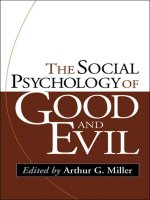 The social psychology of good and evil 