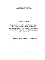 thuc trang va giai phap nang cao hieu qua cong tac giai quyet khieu nai to cao va tranh chap dat dai tren dia ban huyen muong khuong tinh lao cai giai doan 2014 2017 170845 