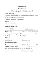 Giáo án Tiếng Việt 4 tuần 23 bài: Tập làm văn  Luyện tập miêu tả các bộ phận của cây cối