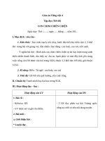  Giáo án Tiếng Việt 4 tuần 33 bài: Tập đọc  Con chim chiền chiện