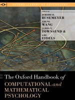 The oxford handbook of computational and mathematical psychology (oxford library of psychology) 1st edition {PRG} 2015 