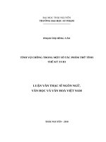 Tình vợ chồng trong một số tác phẩm chữ tình thế kỷ XVIII 