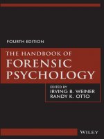 The handbook of forensic psychology (4th ed)(gnv64) 