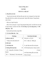 Giáo án Tiếng Việt 4 tuần 34 bài: Tập đọc  Ăn mầm đá