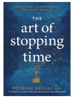 The art of stopping time   practical mindfulness for busy people by pedram shojai 