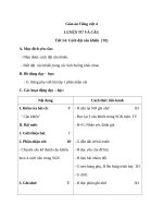 Giáo án Tiếng Việt 4 tuần 27 bài: Luyện từ và câu  Cách đặt câu khiến