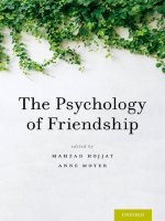The psychology of friendship oxford university press (2017) 
