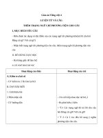 Giáo án Tiếng Việt 4 tuần 34 bài: Luyện từ và câu  Thêm trạng ngữ chỉ phương tiện cho câu