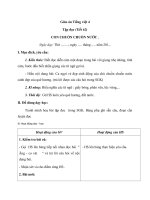 Giáo án Tiếng Việt 4 tuần 31 bài: Tập đọc  Con chuồn chuồn nước