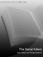 The serial killers a study in the psychology of violence by colin wilson, donald seaman 
