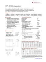 Catalogue cấu tạo chi tiết sử dụng ắc QUY UPS   CP12200 