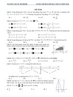 ĐỀ ôn TOÁN THPT QUỐC GIA (4) 