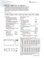 Giáo trình công nghệ chi tiết sử dụng ắc QUY viễn thông dạng gel CGT12 150PEXV 