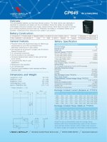 Catalogue cấu tạo chi tiết sử dụng ắc QUY UPS   CP645 1 