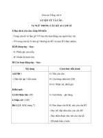 Giáo án Tiếng Việt 4 tuần 17 bài: Luyện từ và câu  Vị ngữ trong câu kể Ai làm gì?