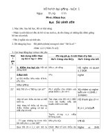 GIÁO ÁN KHOA HỌC LỚP 5