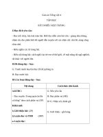 Giáo án Tiếng Việt 4 tuần 17 bài: Tập đọc  Rất nhiều mặt trăng