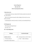 Giáo án Tiếng Việt 4 tuần 15 bài: Tập làm văn  Luyện tập miêu tả đồ vật