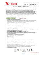 Catalogue cấu tạo chi tiết sử dụng ác quy  EV4D 200a AT 1 