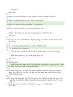 câu hỏi trắc nghiệm vật liệu điện tử có đáp án