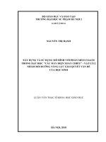 Luận văn xây dựng và sử dụng mô hình với phần mềm coach trong dạy học “các máy điện xoay chiều”  vật lí 12 nhằm bồi dưỡng năng lực giải quyết vấn đề của học sinh 