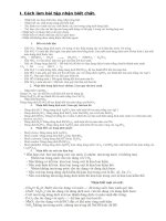 Cách làm bài tập nhận biết hóa học và tổng kết các chất