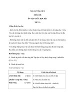 Giáo án Tiếng Việt 4 tuần 10 bài: Ôn tập giữa học kì 1