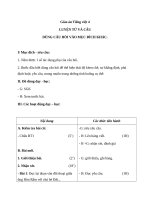 Giáo án Tiếng Việt 4 tuần 14 bài: Luyện từ và câu  Dùng câu hỏi vào mục đích khác