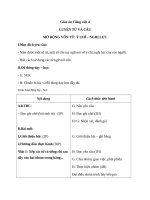 Giáo án Tiếng Việt 4 tuần 12 bài: Luyện từ và câu  Mở rộng vốn từ: Ý chí  Nghị lực