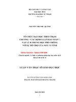 Tổ chức dạy học theo trạm chương “các định luật bảo toàn”, vật lí 10 trung học phổ thông với sự hỗ trợ của máy vi tính  (tt) 